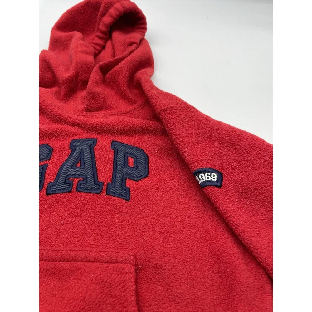 Baby‎ Gap Toddlers Hoodie Red Pullover Size 3 Yrs.Top Hooded Fleece Sweatshirt